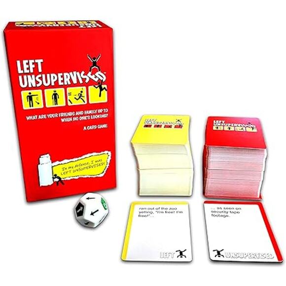 Left Unsupervised Family  Kids Card Game Edition Games Night New Sealed Age 10+ - Picture 1 of 10